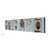 Aviary Narrow - Ice Blue Stretched Canvas Wall Art