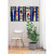 Birch Tree With Wild Birds - Cobalt Stretched Canvas Wall Art