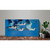 Blue Herons Flight Stretched Canvas Wall Art