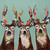 Designer Deer Stretched Canvas Wall Art