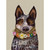 Cattle Dog Stretched Canvas Wall Art