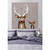 Frosted Buck and Baby Stretched Canvas Wall Art