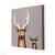 Frosted Buck and Baby Stretched Canvas Wall Art