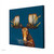 Moose With Branch Stretched Canvas Wall Art