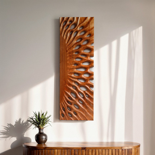 Handcrafted Teak Wall Art
