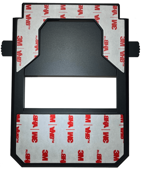 Mount only  with shield raised (covering Road Facing Camera)