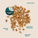 Goose Cubes for Dogs — The Pre-Portioned Novel Protein Training Treat for Beef-Allergic Dogs in Daily Training