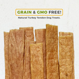 6 Oz Turkey Tendon Strips for Dogs | Gobble Turkey Tendons