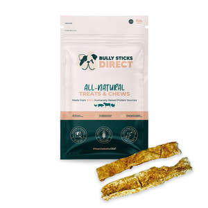 Bully Sticks Direct 12" BEEF CHEEK STRIPS - BULLY STICK DUSTED  Bully Sticks Direct 12" BEEF CHEEK STRIPS - BULLY STICK DUSTED
