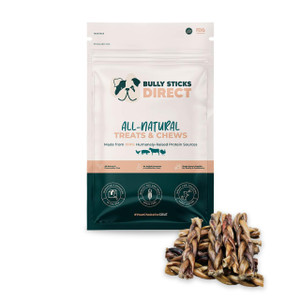 Bully Sticks Direct 7" BRAIDED BULLY STICKS 