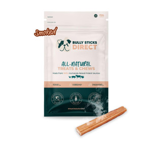 Bully Sticks Direct 6" JUMBO BULLY STICKS - SMOKED!! (LARGE THICKNESS) _BAG 	 Bully Sticks Direct 6" JUMBO BULLY STICKS - SMOKED!! (LARGE THICKNESS) _BAG