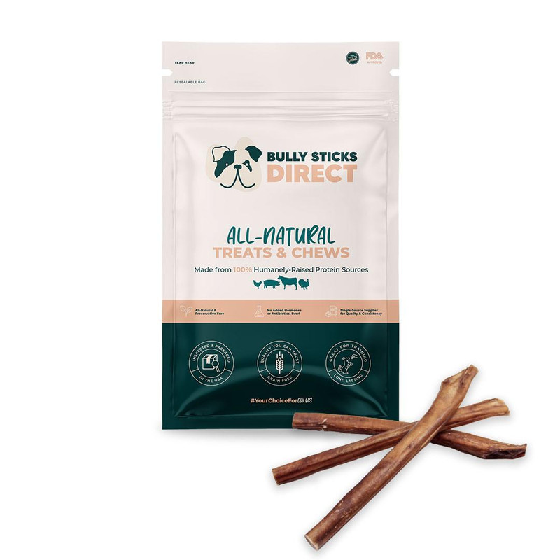 Bully Sticks Direct 12" MONSTER "JURASSIC" BULLY STICKS - ODOR FREE!!  (XL THICKNESS) 