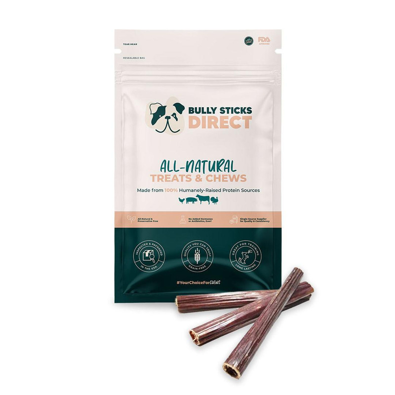 Bully Sticks Direct 6" MOO TAFFY STICKS - GULLET STICKS 