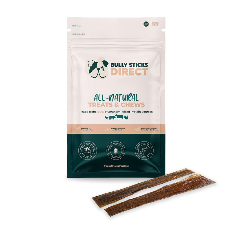 Bully Sticks Direct 12" MOO TAFFY STRIPS - GULLET STRIPS 
