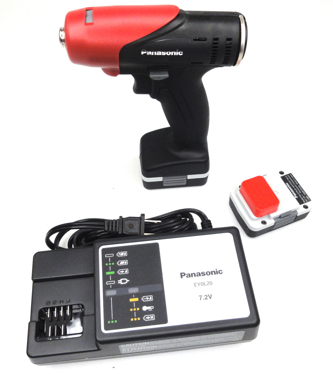 Panasonic EYFEA1N2S 7.2V Li-Ion Screwdriver Kit-2 Batteries & Charger