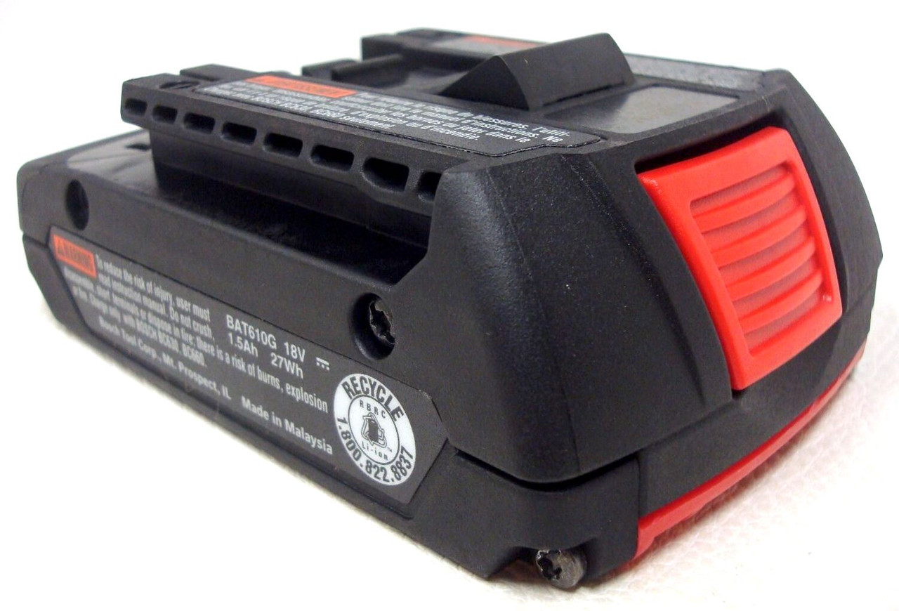 Bosch BAT610G Battery LithiumIon SlimPack 18V (Liion) OEM