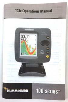 Humminbird 141c (100 Series) Fish Finder Owners Operation Manual-Brand New-Genuine OEM-In Stock-English & French