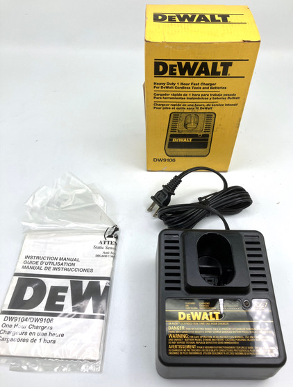 Dewalt DW9106 Battery Charger-7.2V 9.6V 12V 14.4V & Univolt-DW9091 DC9091 DW9071 DC9071 DW9072 DW9048 DW9050 98050-In Stock