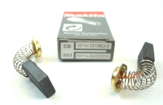 Makita CB303 New-Genuine OEM-Brush Set-9403 9404 9902 9903 9920 Belt Sander / RD1100 RD1101 RF1100 RF1101 Router-New-In Stock