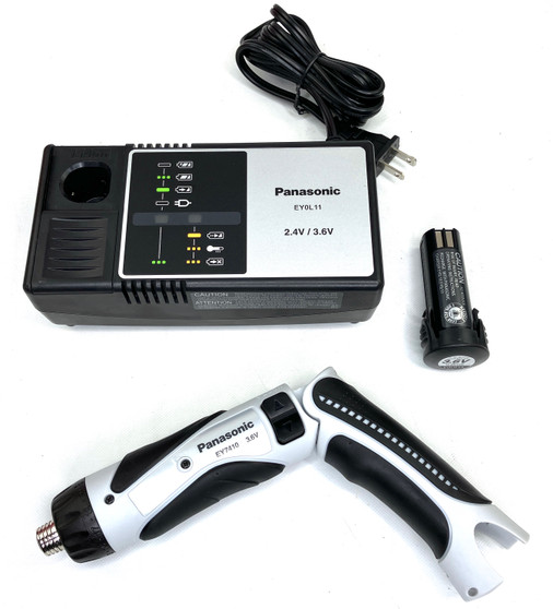 Panasonic EY7410 3.6V Cordless 1/4” Hex Drill Driver Kit-Made In Japan-Brand New-Genuine OEM-USA Seller-In Stock
