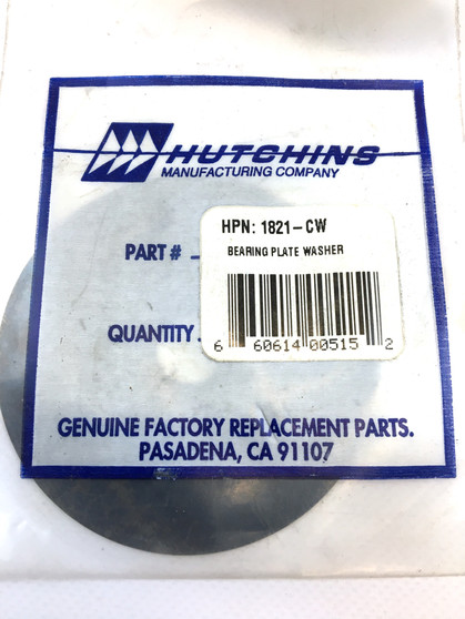 Hutchins 1821-CW Bearing Plate Washer-for 3633 3665 3800 3804 3805 3806 4500 4564 4921 4932 4960 7003 7044 8600 8603 8650