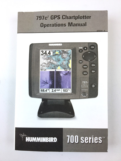 Humminbird 797c2 GPS Chartplotter (700 Series) Fish Finder Owners Operation Manual-Brand New-Genuine-In Stock-English & French