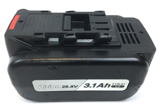 Panasonic EY9L81B / EY9L81 28.8V Li-Ion Battery 3.1Ah-Genuine OEM-Rotary Hammer Drill-EY7880-USA Seller-Ships Fast-In Stock