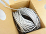 General Cable # 2133458H Ethernet Network Cable-CAT5e Gray 24/4 Solid Copper Riser CMR-Partial Box-425ft-USA Seller-In Stock
