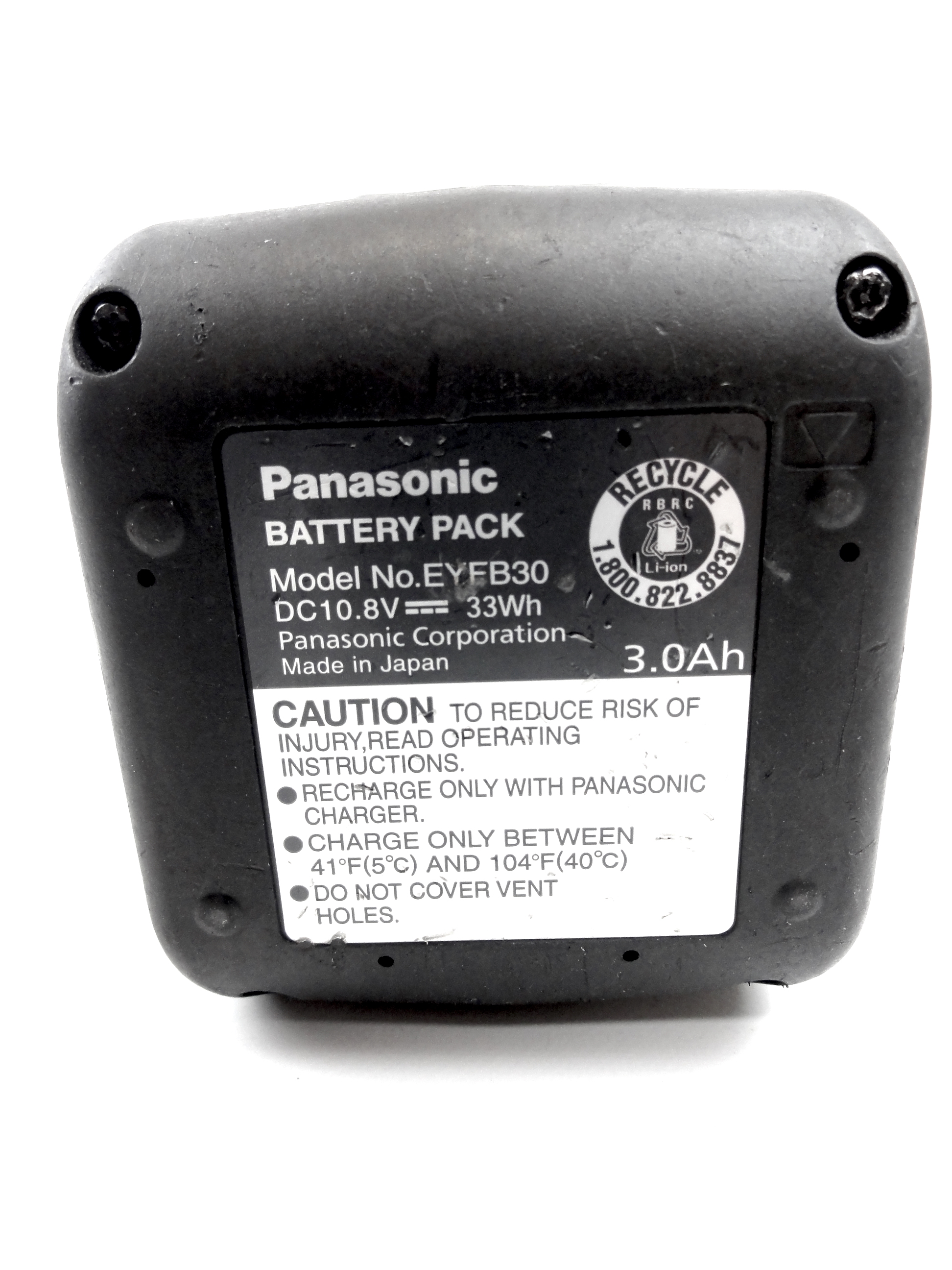 Panasonic EYFB30 Battery 10.8V Li-Ion 3.0Ah-Genuine-In Stock