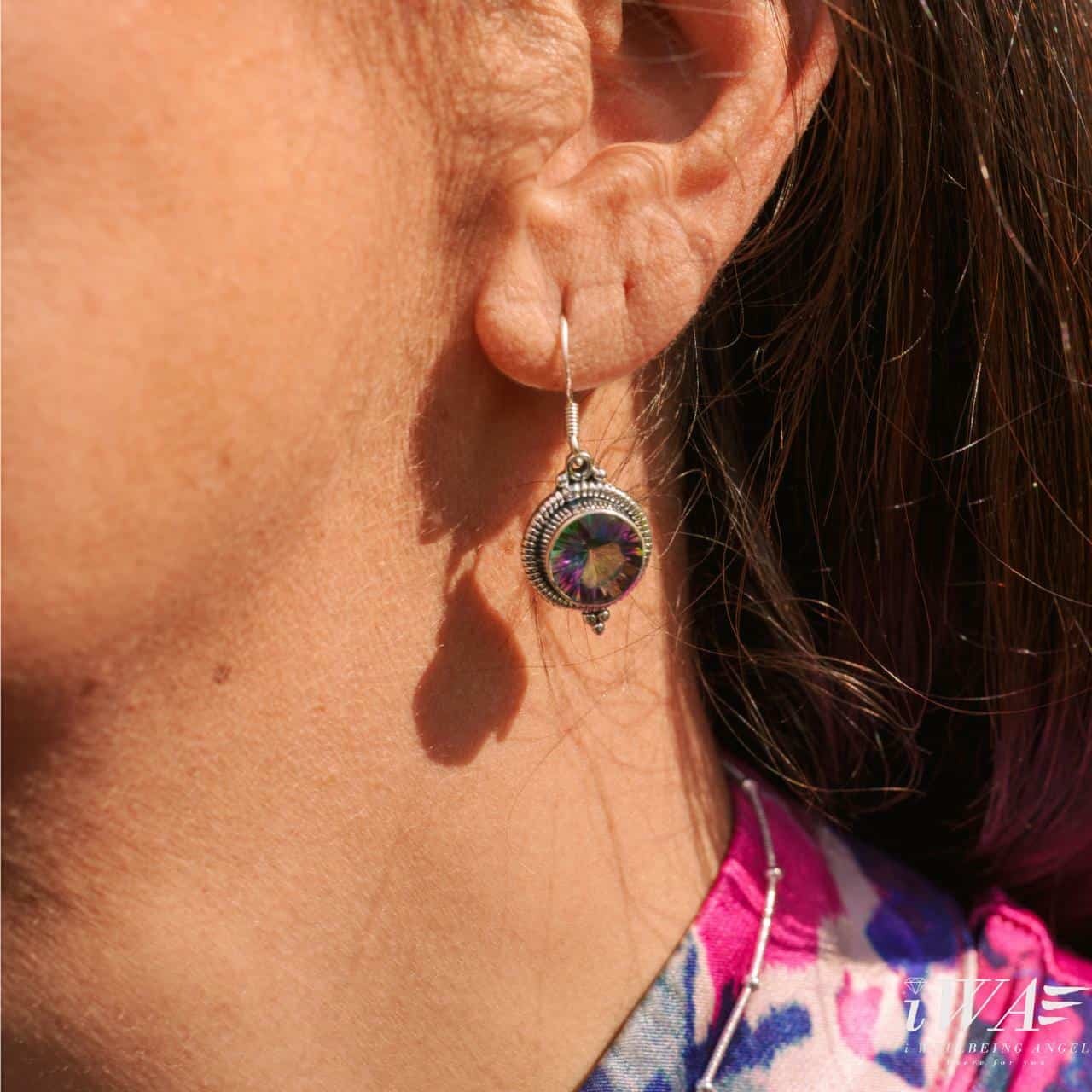 Earrings Crystal Silver Jewellery