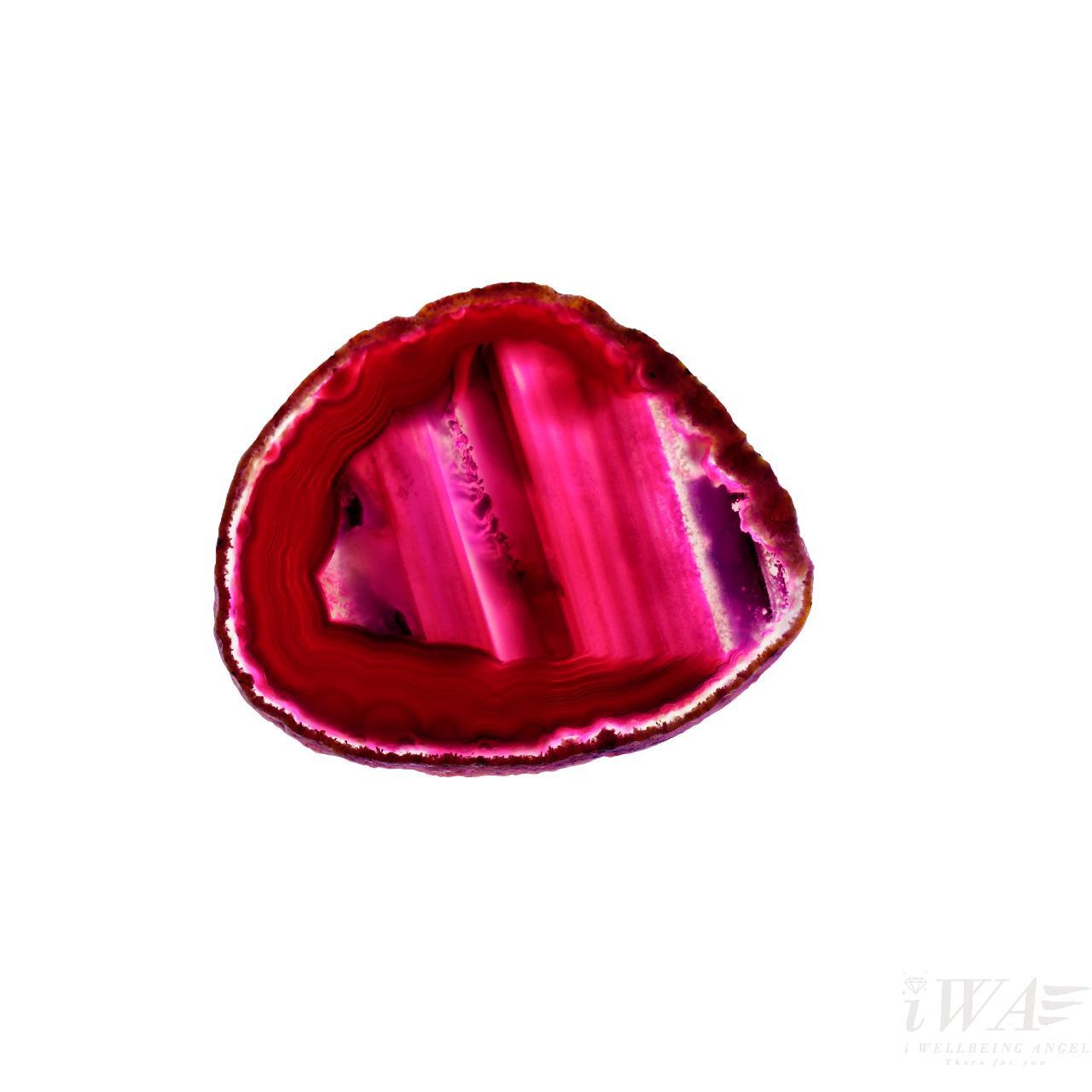 Pink Agate Crystal Gemstone