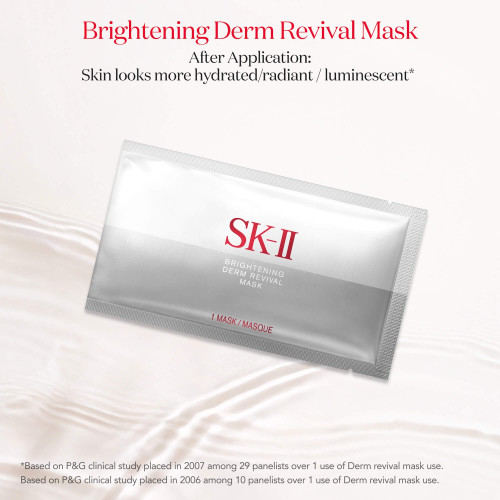 Brightening Derm Revival Mask: Hydrating & Radiance Boost | SK-II US