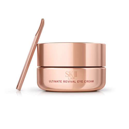 SK-II LXP Ultimate Revival Eye Cream for under-eye hydration, firmness, and radiance