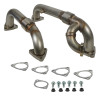 BD Diesel 08-10 Ford F-250/F-350/F-450/F-550 Powerstroke 6.4L Up Pipes Kit w/Manifold Set - 1041484 Photo - out of package
