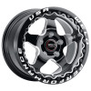 Weld S904 15x10 Ventura Beadlock 5x114.3 ET51 BS7.50 Gloss BLK MIL DIA 78.1 - S904B0067P51 Photo - Primary