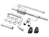 AWE 0FG 21+ Ford F150 Dual Side Exit Cat-Back Exhaust - 4.5in Diamond Black Tips - 3015-23059 Photo - out of package