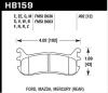 Hawk 03-05 Mazda Miata Rear ER-1 Brake Pad Set - HB159D.492 User 1