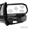 Westin 10-18 RAM 2500/3500 HDX Bandit Front Bumper - Black - 58-31175 Photo - Unmounted