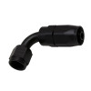 DeatschWerks 6AN Female Swivel 90-Degree Hose End CPE - Anodized Matte Black - 6-02-0803-B Photo - Primary