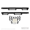 Westin 07-18 Jeep Wrangler JKU 4dr. HDX Stainless Drop Nerf Step Bars - Tex. Blk - 56-132952 Photo - Unmounted