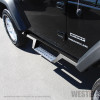 Westin 07-18 Jeep Wrangler JK 2dr. HDX Stainless Drop Nerf Step Bars - Tex. Blk - 56-133152 Photo - Mounted