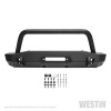 Westin 18-22 Jeep Wrangler JL / 20-22 Gladiator WJ2 Stubby Front Bumper w/Bull Bar - Tex. Blk - 59-80075 Photo - Unmounted