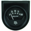 Autometer Auto Gage 2in 100 psi Mechanical Short Sweep Black Oil Pressure Gauge - 2360 Photo - Primary