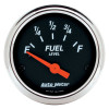 AutoMeter Gauge Fuel Level 2-1/16in. 0 Ohm(e) to 30 Ohm(f) Elec Designer Black - 1425