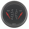 AutoMeter Gauge Dual Wtmp & Volt 3-3/8in. 250 Deg. F & 18V Elec Designer Black - 1430