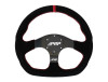 PRP Suede D-Shape Steering Wheel - Red - G253 Photo - Primary
