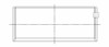 ACL **Coated** Chev. V8 265-283-302-327 Race Series Engine Connecting Rod Bearing Set - 8B745HC-STD Technical Drawing
