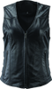 River Road Plains Leather Vest Black Womens - Medium - 094413 User 3