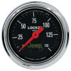 Autometer Jeep 2-1/16in 150 PSI Mechanical Air Locker Gauge - 880792 Photo - Primary
