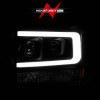 ANZO 99-04 Ford F250/F350/F450/Excursion (excl 99) Projector Headlights - w/ Light Bar Black Housing - 111551 Photo - Unmounted